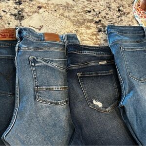 BKE Light Blue Denim Jeans with Button Fly